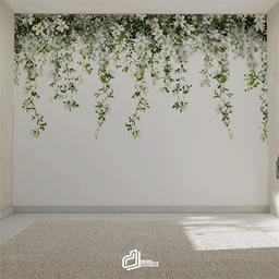 Papel de Parede Painel Florais - 3