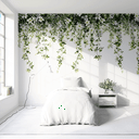 Ver imagem 1 de Papel de Parede Painel Florais