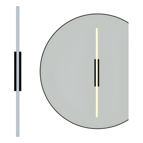 Perfil Arandela Slim Fit 100cm 22w Luz Direta - Branco - 4000k