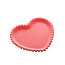 Ver imagem 4 de Prato de Porcelana Coração Beads Vermelho Bon Gourmet 17cm X 15cm X 2cm