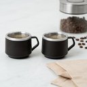 Ver imagem 3 de Conjunto 2 Xícaras para Café Tramontina 64760303 80ml Preto