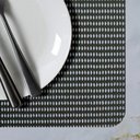 Ver imagem 2 de 4 Jogo Americano Pvc Preto Antiderrapante 29 X 44cm Id Decor