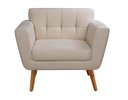 Ver imagem 5 de Kit 2 Poltronas Decorativas Bruna Sala de Estar Quarto Recepção Cinza Capuccino