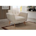 Ver imagem 2 de Kit 2 Poltronas Decorativas Bruna Sala de Estar Quarto Recepção