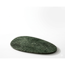 Ver imagem 1 de Bandeja Decorativa de Mármore Verde Guatemala para Servir 38x28cm