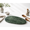 Ver imagem 2 de Bandeja Decorativa de Mármore Verde Guatemala para Servir 38x28cm