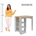 Ver imagem 5 de Bancada Gourmet para Cozinha 3 Prateleiras Cd-1022