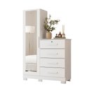 Ver imagem 1 de Cômoda Belize Plus 04 Gavetas e 01 Portas Branco Fosco Liso- Móveis Albatroz