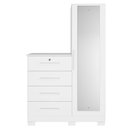 Ver imagem 2 de Cômoda Belize Plus 04 Gavetas e 01 Portas Branco Fosco Liso- Móveis Albatroz