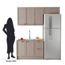 Ver imagem 4 de Cozinha Modulada 3 Peças 6 Portas 2 Gavetas com Balcão sem Tampo para Pia Unna