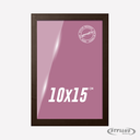 Ver imagem 2 de Porta Retrato 10 X 15 Moldura Marrom com Vidro Decoração Sala