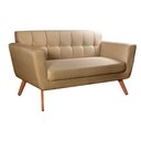 Ver imagem 2 de Namoradeira Sofá Bruna Moderna Decoração Sala Recepção