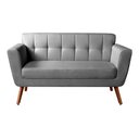 Ver imagem 4 de Namoradeira Sofá Bruna Moderna Decoração Sala Recepção
