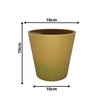 Vaso Decorativo para Plantas Naturais e Artificias Marrom - 6