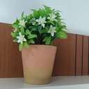 Ver imagem 1 de Vaso Decorativo para Plantas Naturais e Artificias Marrom