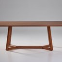 Ver imagem 1 de Mesa para Sala de Jantar 180x90cm Laminado Loft Marrom/Mel