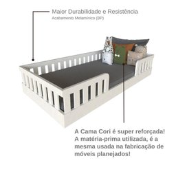 Cama Infantil Montessoriana Solteiro Sol - 12