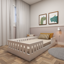 Ver imagem 1 de Cama Infantil Montessoriana Solteiro Sol Branco