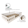 Cama Infantil Montessoriana Solteiro Sol - 6