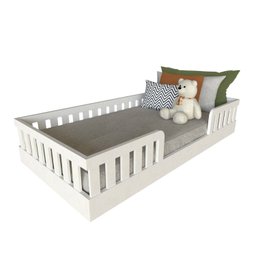Cama Infantil Montessoriana Solteiro Sol - 3