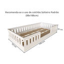 Ver imagem 4 de Cama Infantil Montessoriana Solteiro Sol Branco
