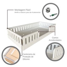 Cama Infantil Montessoriana Solteiro Sol - 10