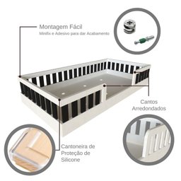 Cama Infantil Montessoriana Solteiro Sol - 11