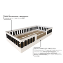 Ver imagem 5 de Cama Infantil Montessoriana Solteiro Sol Preto/Branco
