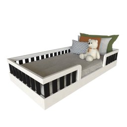Cama Infantil Montessoriana Solteiro Sol - 3