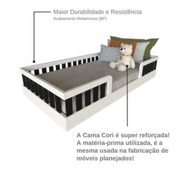 Cama Infantil Montessoriana Solteiro Sol - 10