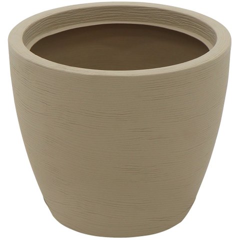 Vaso Plastico para Flores Tramontina Asteca 32cm Bege 92604110