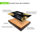 Ver imagem 5 de Kit 2 Quadros Decorativos Folhagem Home Sweet Home Black 50x70cm