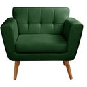 Ver imagem 4 de Poltrona Decorativa Bruna Sala de Estar Quarto Recepção Verde