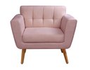 Ver imagem 4 de Poltrona Decorativa Bruna Sala de Estar Quarto Recepção Rosa Rose