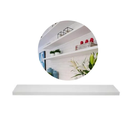 Ver imagem 2 de Prateleira Madeira Mdf Branca 70x20cm com Suporte Invisivel Flutuante Don Castro Decor Prateleira Fl