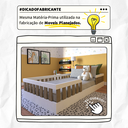 Ver mais imagens de Cama Infantil Montessoriana Solteiro Sol Marrom/Branco/Carvalho Mel