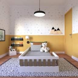 Cama Infantil Montessoriana Solteiro Sol - 4