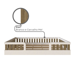 Cama Infantil Montessoriana Solteiro Sol - 7