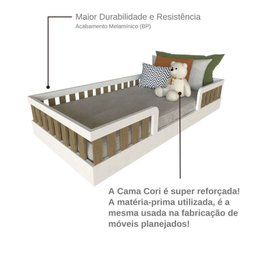 Cama Infantil Montessoriana Solteiro Sol - 10