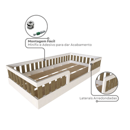 Cama Infantil Montessoriana Solteiro Sol - 6