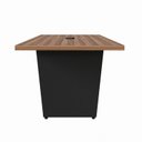 Ver mais imagens de Mesa Reunião 6 Lugares com 1 Caixa de Tomadas Pé Painel 200x90cm