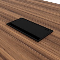 Mesa Reunião 6 Lugares com 1 Caixa de Tomadas Pé Painel 200x90cm - 11