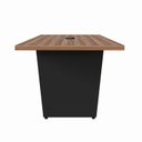 Ver mais imagens de Mesa Reunião 6 Lugares com 1 Caixa de Tomadas Pé Painel 200x90cm Yescasa