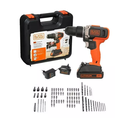 Ver imagem 3 de Parafusadeira/furadeira com Maleta +80 Acessórios 20v - Black&decker