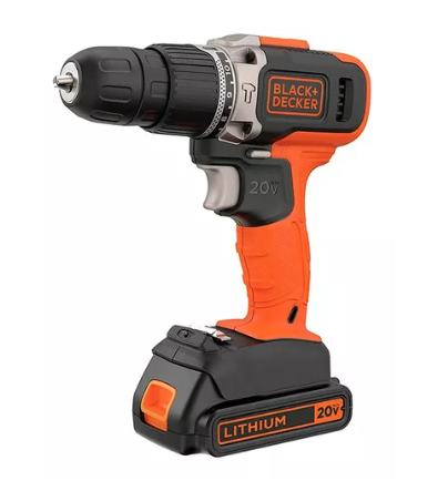 Parafusadeira/furadeira com Maleta +80 Acessórios 20v - Black&decker - 2