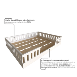 Cama Infantil Montessoriana Casal Sol - 4