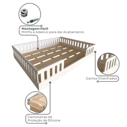 Cama Infantil Montessoriana Casal Sol - 5