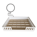 Ver imagem 6 de Cama Infantil Montessoriana Casal Sol Branco