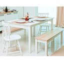 Ver imagem 2 de Mesa de Jantar Retangular 136x80cm Ja-225