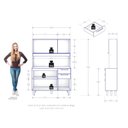 Ver imagem 3 de Armário para Cozinha 6 Portas 2 Gavetas 120cm Bege/Cinamomo/Areia